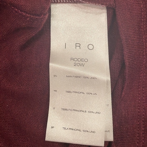 IRO Rodeo Linen Tee - Picture 6 of 6